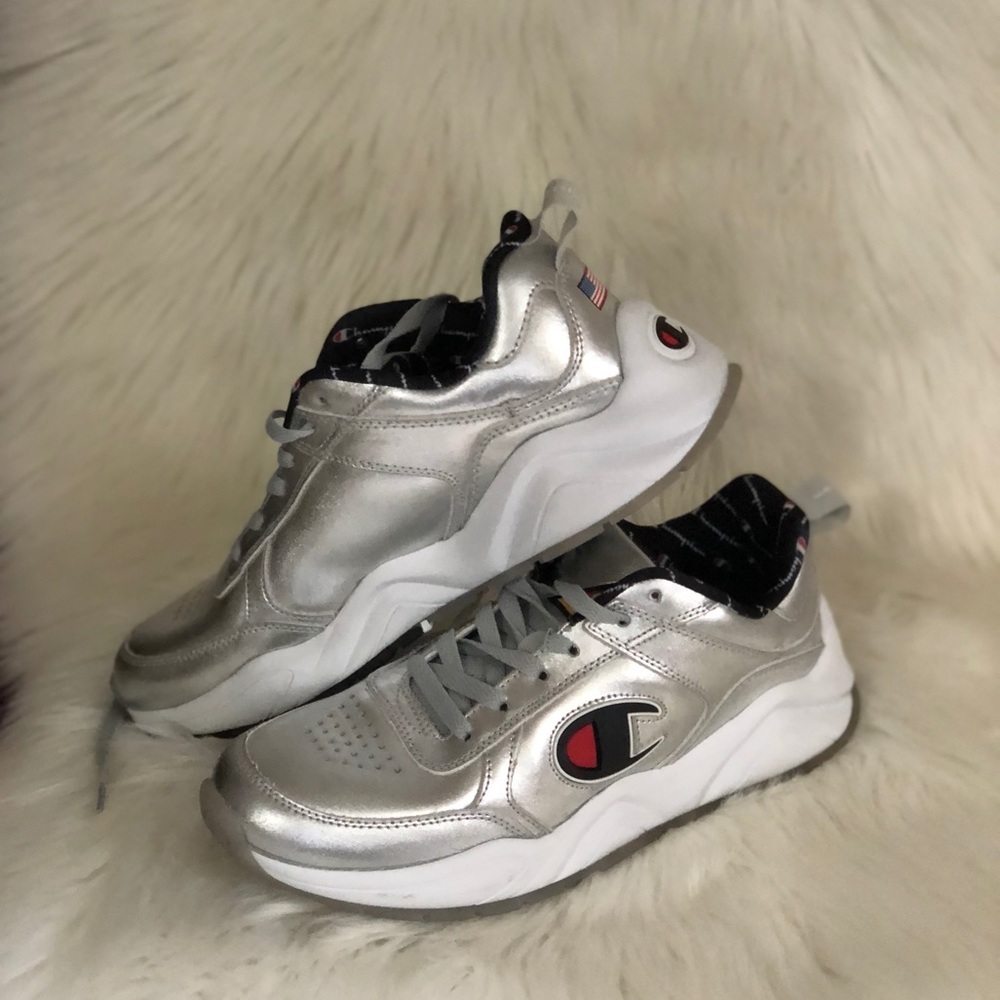 Silver Champion Sneakers